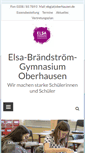 Mobile Screenshot of elsa-oberhausen.de